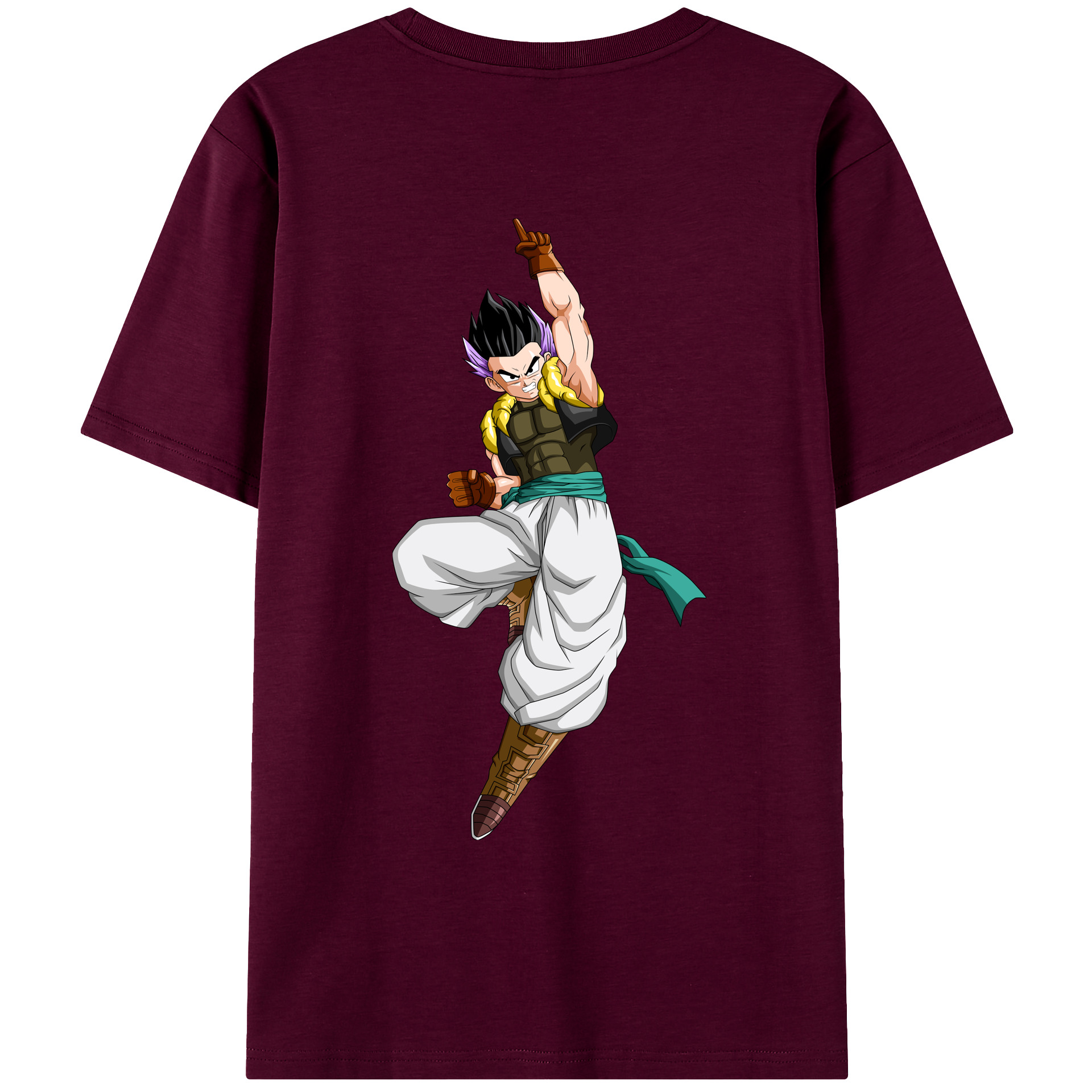 （画像用） ドラゴンボール 孫 悟飯（そんごはん）DRAGON BALL Son Gohan レディース半袖Tシャツ(バックプリント)
